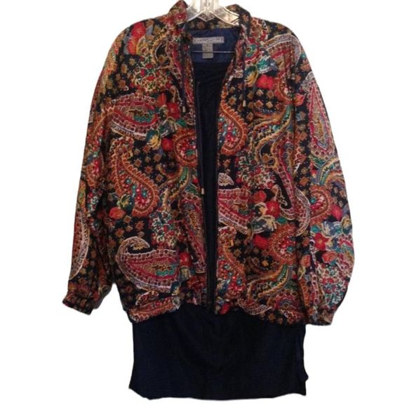 Vintage Robert Stock 2-Piece Puffy Jacket And Skirt - Picture 2 of 4